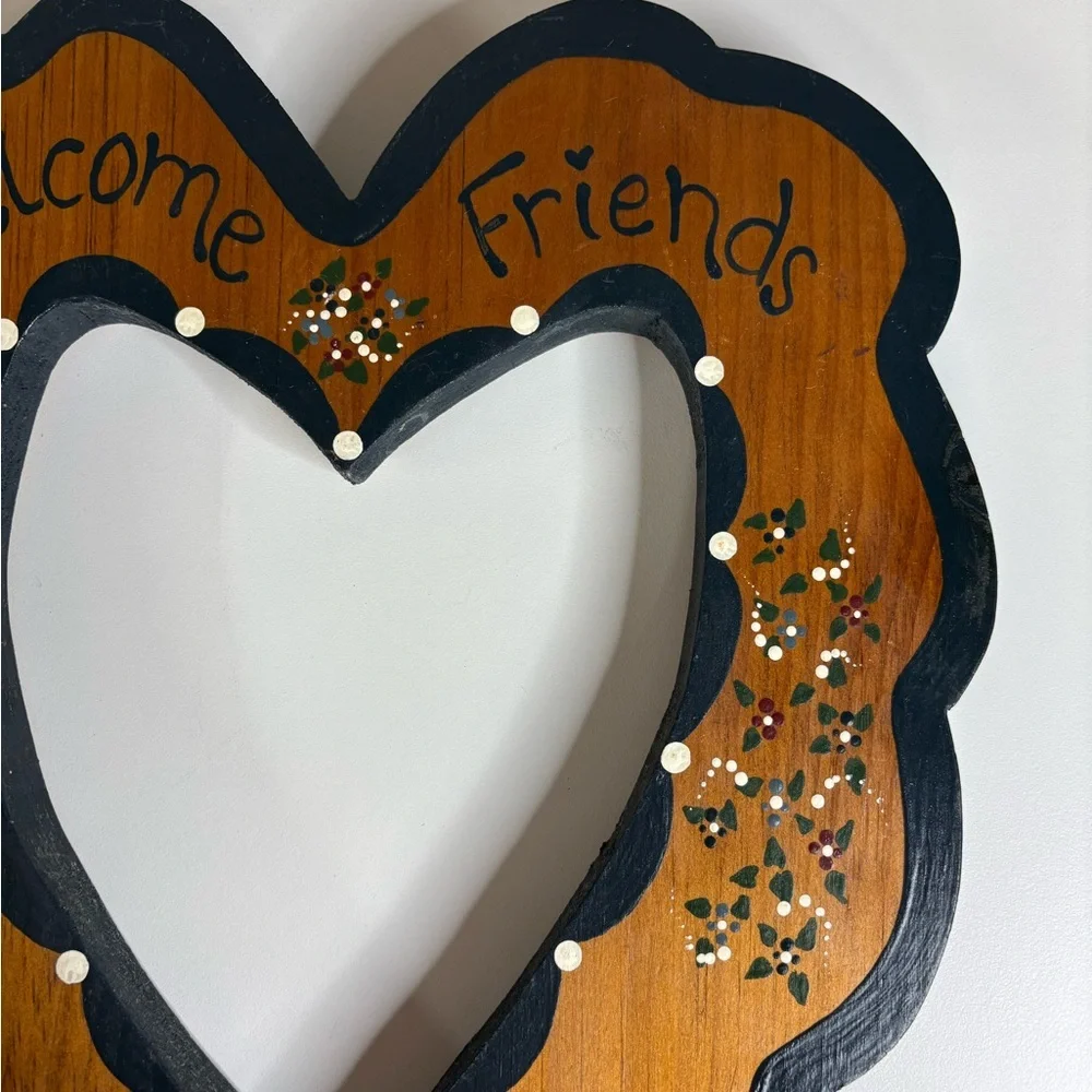 Hand-Painted Heart Frame - 